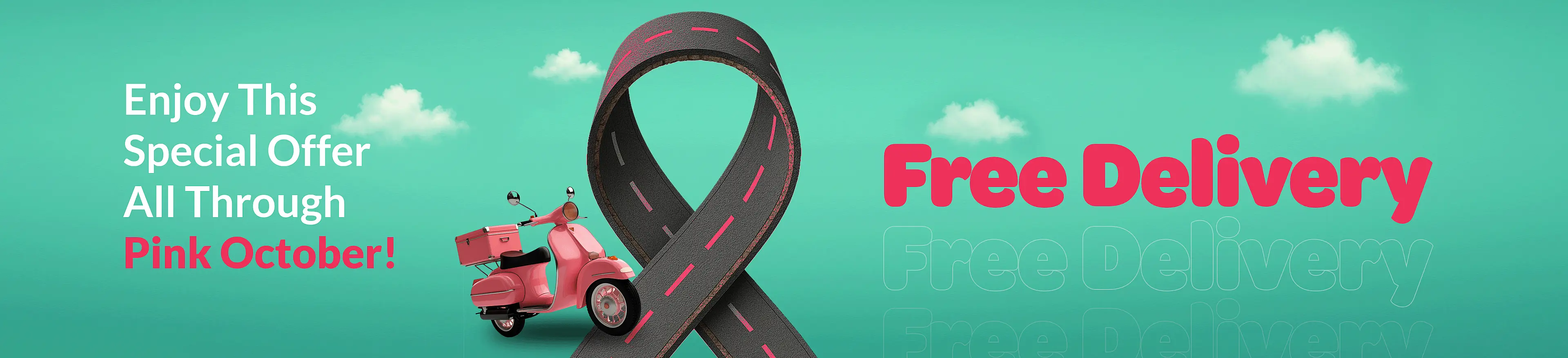 pink October free delivery 